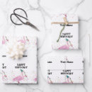 Search for flamingo christmas wrapping paper Bird