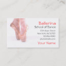 Search for dance class business cards Studio