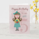 Search for 5 year old girl birthday cards 5th