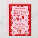 Search for friendship day invitations Pink and red