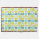 Search for grey and yellow blankets Geometric