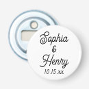 Search for wedding bottle openers Typography