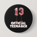 Search for 13th birthday badges Girl