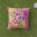 Search for magenta and gold cushions Flowers