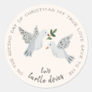 Search for turtle doves stickers Illustration