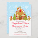 Search for winter wonderland seasonal invitations Gingerbread house