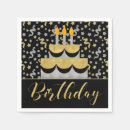 Search for black and silver napkins Birthday