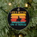 Search for horseback riding christmas tree decorations Equestrian