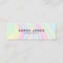 Search for holographic business cards Iridescent