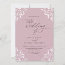 Search for mauve wedding invitations Dusty rose