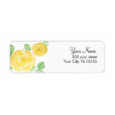 Search for yellow rose return address labels Roses