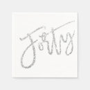 Search for silver glitter napkins Chic