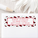 Search for cherry tree return address labels Red