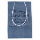 Search for denim gift bags Blue