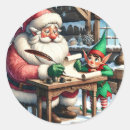 Search for naughty elf stickers Santa