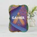 Search for african tribal invitations Geometric