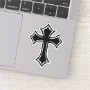 Search for gothic cross stickers Christian