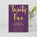 Search for plum birthday invitations Calligraphy