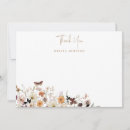 Search for wild flowers thank you cards Baby shower