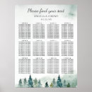 Search for forest wedding seating charts Watercolor