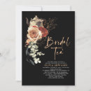 Search for orange bridal shower invitations Black