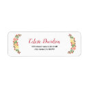 Search for side return address labels Modern