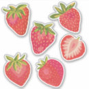 Search for juicy strawberry stickers Food