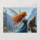 Search for sasquatch postcards Blue