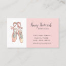 Search for ballet business cards Ballerina