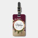 Search for floral luggage tags Gold