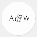 Search for ampersand wedding stickers Initials