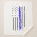 Search for thin blue line blankets Flag
