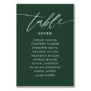 Search for emerald table cards Calligraphy
