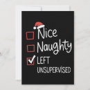 Search for naughty list christmas cards Santa
