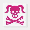 Search for girly skull magnets Punk
