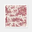 Search for toile napkins Toile de jouy