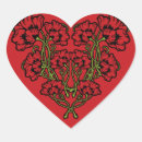 Search for art nouveau stickers Red