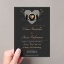 Search for two grooms wedding invitations Gold