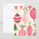 Search for red ornament postcards Whimsical
