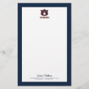Search for college stationery paper Auburn tigers