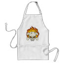 Search for flaming skull aprons Skeleton