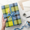 Search for blue tartan wrapping paper For him