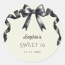 Search for elegant sweet 16 stickers Bow