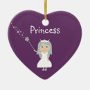 Search for purple heart christmas tree decorations Girl