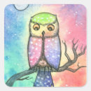 Search for colourful owl stickers Illustration