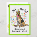 Search for funny german invitations Dog