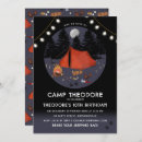 Search for campfire party invitations Adventure