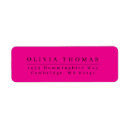 Search for formal return address labels Black and white