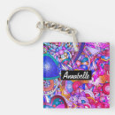 Search for abstract heart key rings Colourful