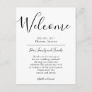Search for welcome bag note weddings Itinerary